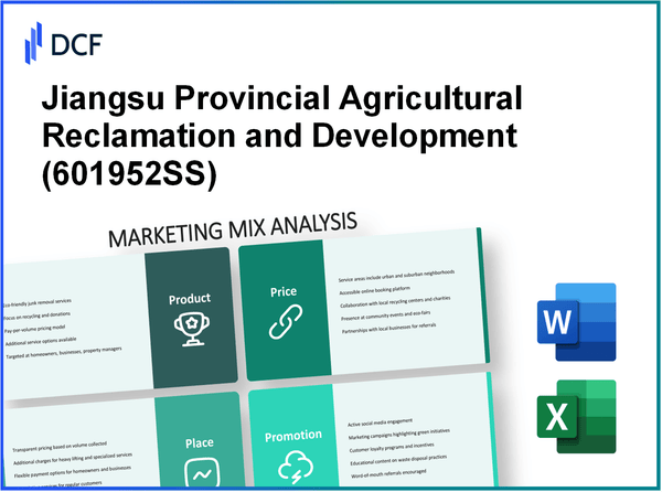 Jiangsu Provincial Agricultural Reclamation and Development Co.,Ltd. (601952.SS): Marketing Mix Analysis