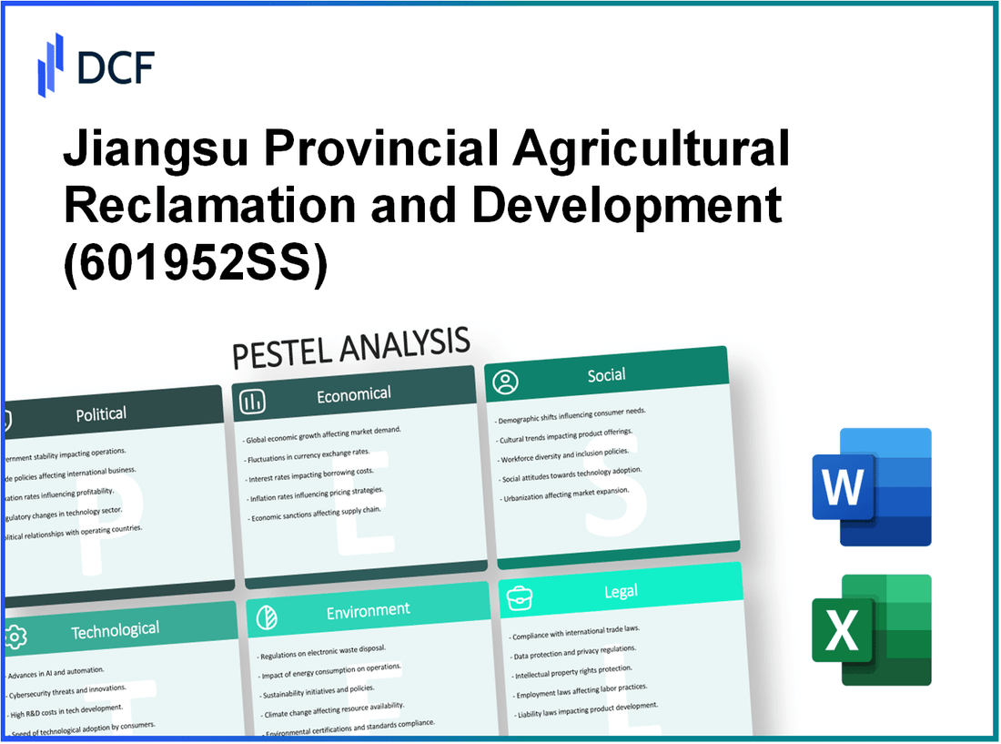 Jiangsu Provincial Agricultural Reclamation and Development Co.,Ltd. (601952.SS): PESTEL Analysis