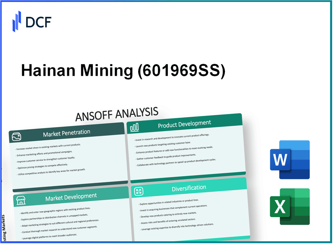 Hainan Mining Co., Ltd. (601969.SS): Ansoff Matrix