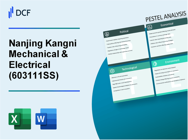 Nanjing Kangni Mechanical & Electrical Co.,Ltd (603111.SS): PESTEL Analysis