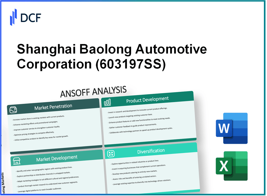 Shanghai Baolong Automotive Corporation (603197.SS): Ansoff Matrix