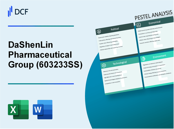 DaShenLin Pharmaceutical Group Co., Ltd. (603233.SS): PESTEL Analysis