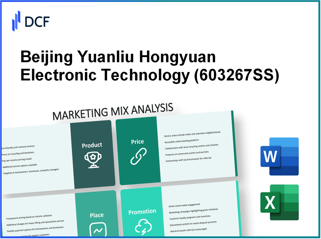 Beijing Yuanliu Hongyuan Electronic Technology Co., Ltd. (603267.SS): Marketing Mix Analysis