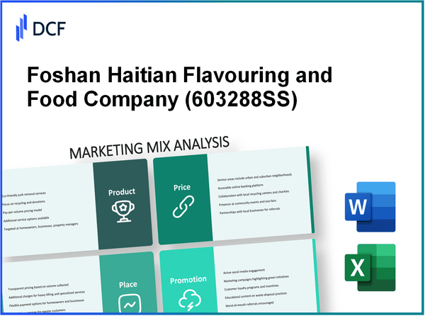 Foshan Haitian Flavouring and Food Company Ltd. (603288.SS): Marketing Mix Analysis