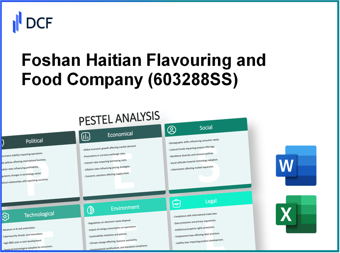 Foshan Haitian Flavouring and Food Company Ltd. (603288.SS): PESTEL Analysis