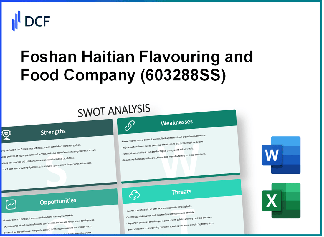 Foshan Haitian Flavouring and Food Company Ltd. (603288.SS): SWOT Analysis