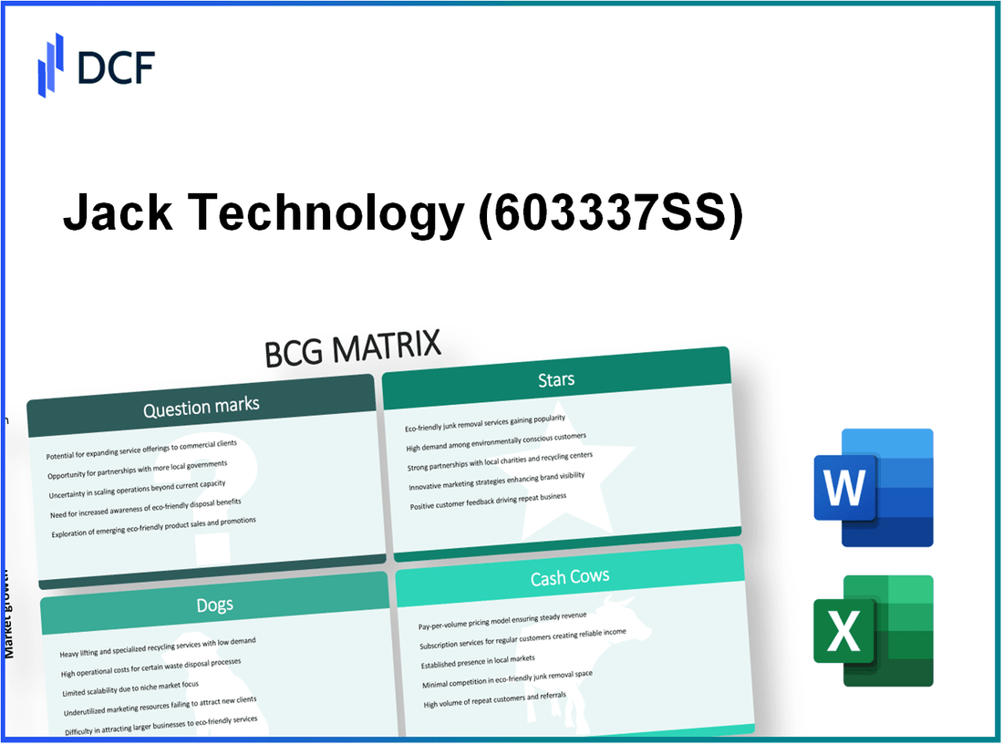 Jack Technology Co.,Ltd (603337.SS): BCG Matrix