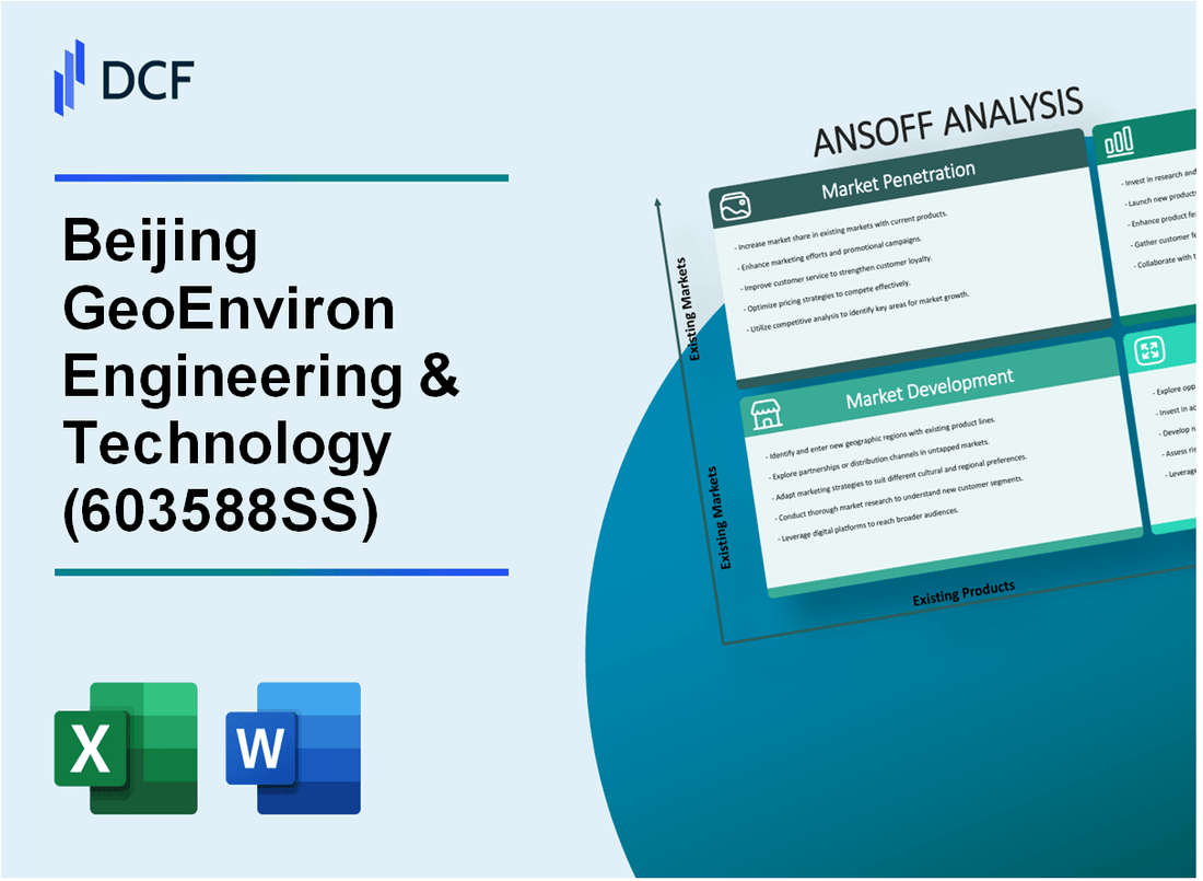 Beijing GeoEnviron Engineering & Technology, Inc. (603588.SS): Ansoff Matrix