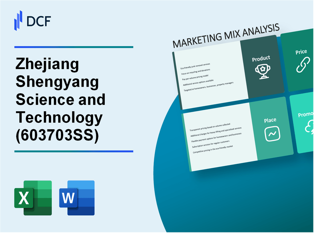 Zhejiang Shengyang Science and Technology Co., Ltd. (603703.SS): Marketing Mix Analysis