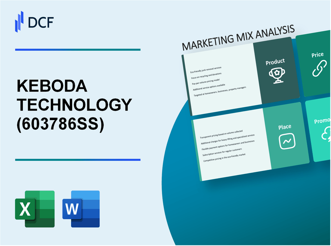 KEBODA TECHNOLOGY Co., Ltd. (603786.SS): Marketing Mix Analysis