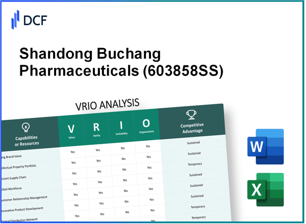 Shandong Buchang Pharmaceuticals Co., Ltd. (603858.SS): VRIO Analysis