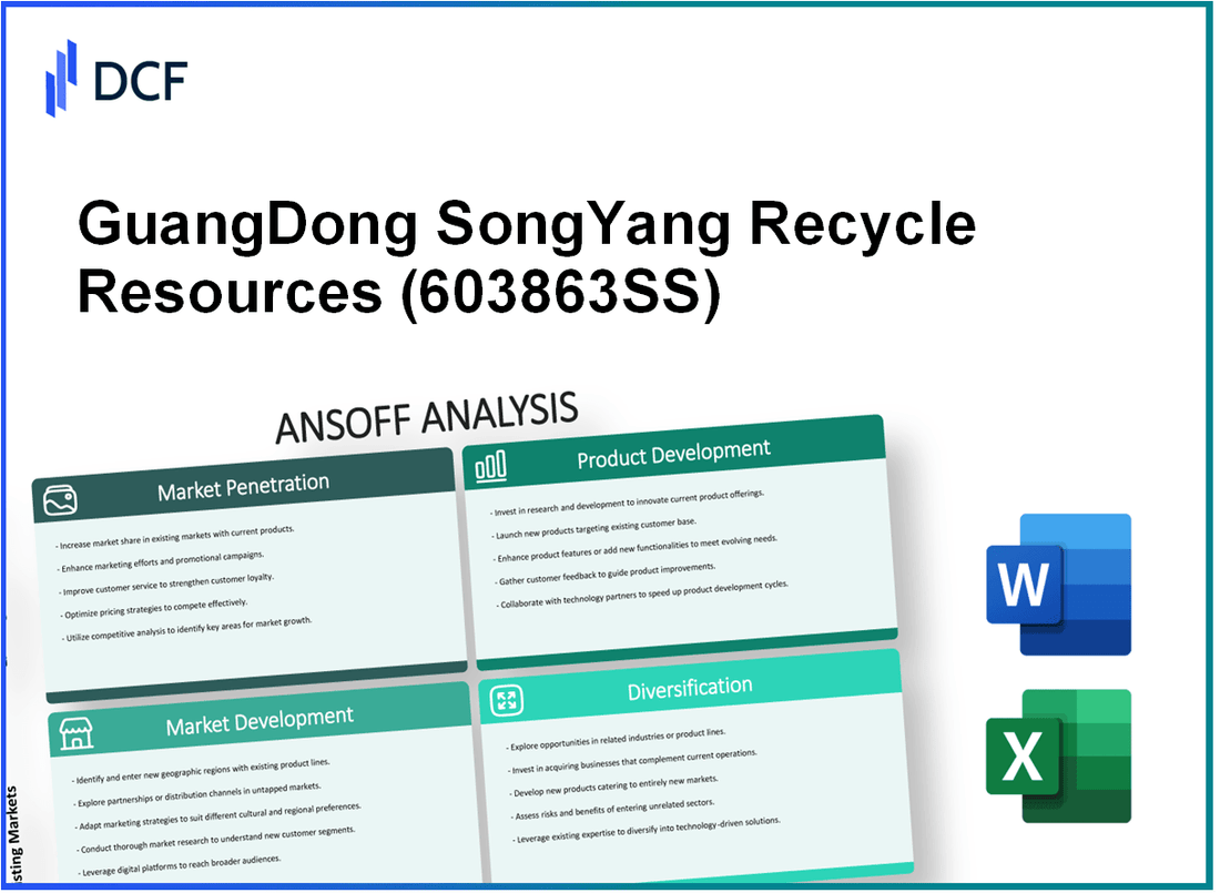 GuangDong SongYang Recycle Resources CO.,LTD (603863.SS): Ansoff Matrix