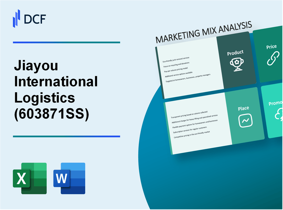 Jiayou International Logistics Co.,Ltd (603871.SS): Marketing Mix Analysis