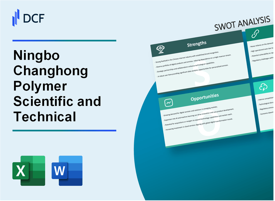 Ningbo Changhong Polymer Scientific and Technical Inc. (605008.SS): SWOT Analysis