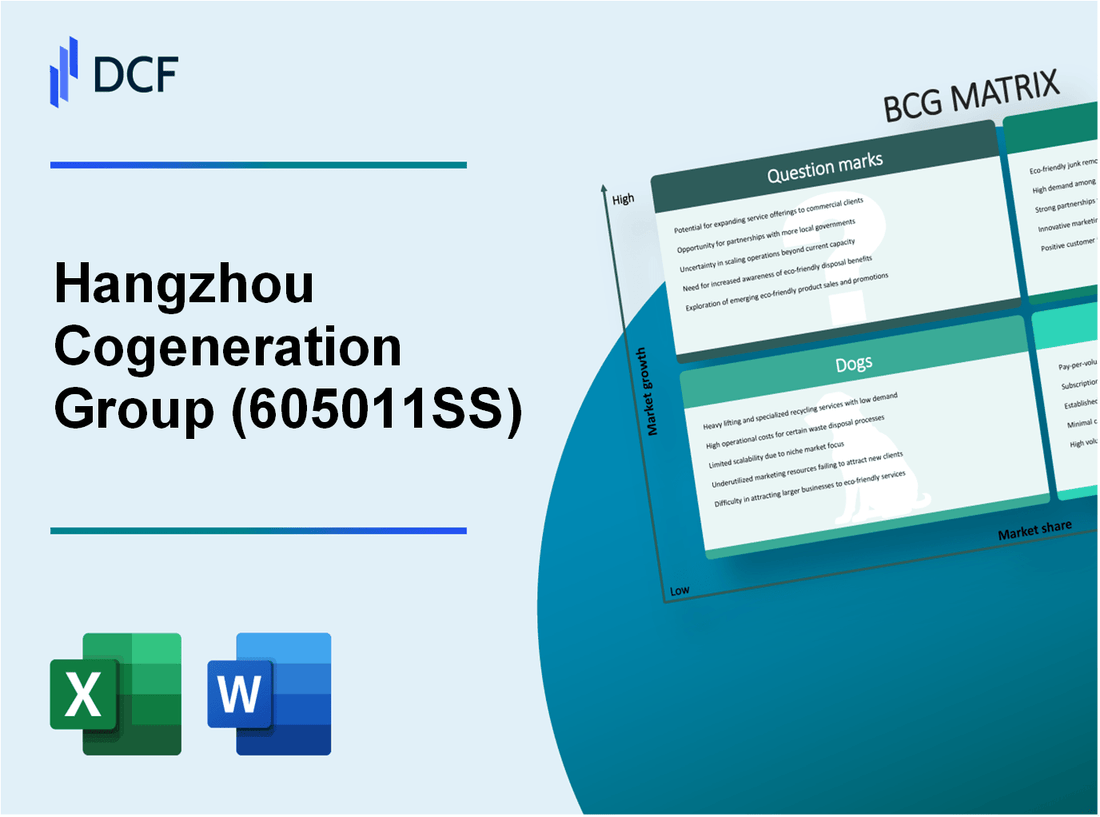 Hangzhou Cogeneration Group Co., Ltd. (605011.SS): BCG Matrix