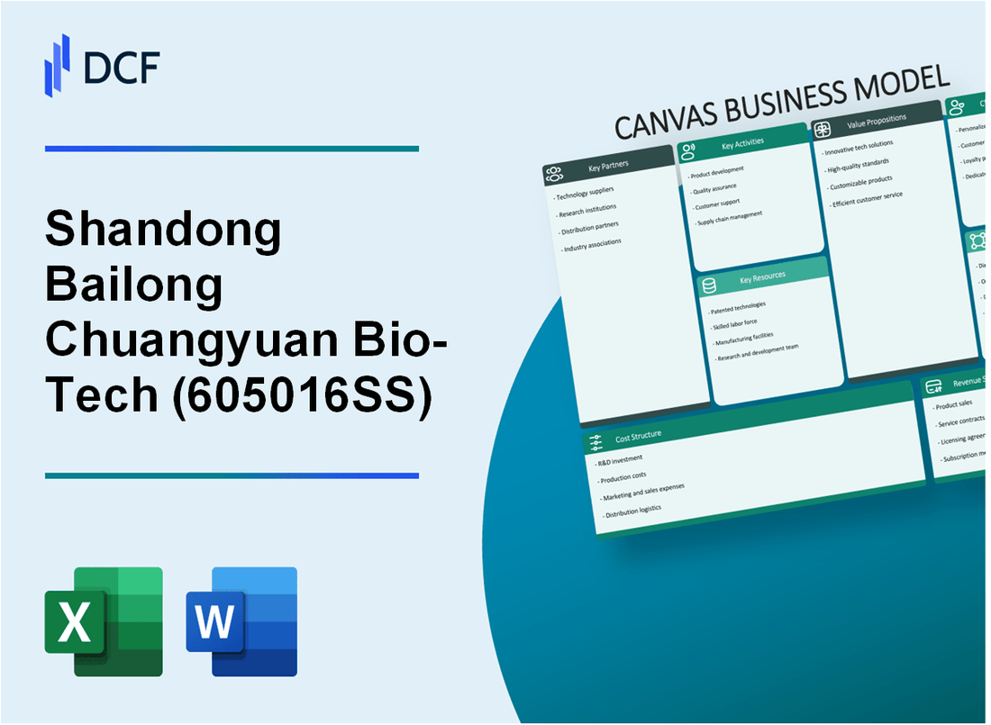 Shandong Bailong Chuangyuan Bio-Tech Co., Ltd. (605016.SS): Canvas Business Model