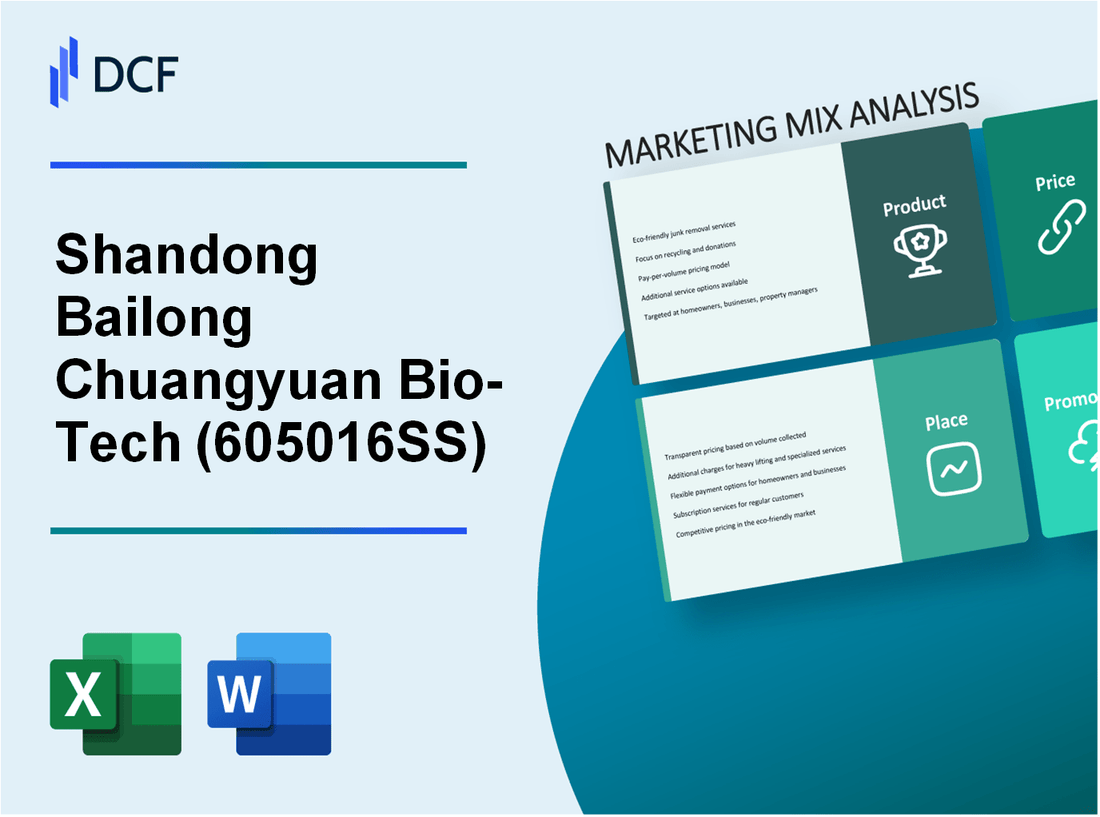 Shandong Bailong Chuangyuan Bio-Tech Co., Ltd. (605016.SS): Marketing Mix Analysis