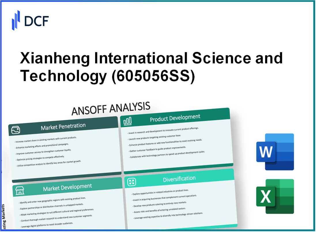 Xianheng International Science&Technology Co., Ltd. (605056.SS): Ansoff Matrix