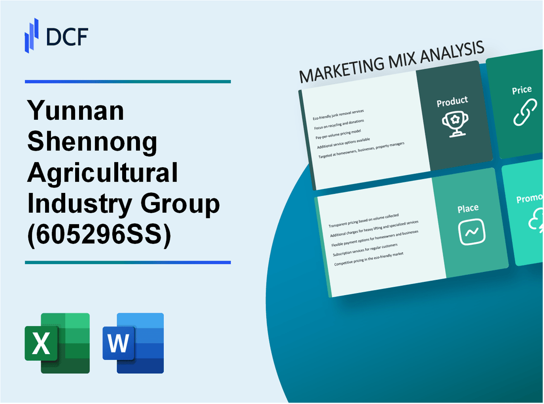 Yunnan Shennong Agricultural Industry Group Co.,LTD. (605296.SS): Marketing Mix Analysis