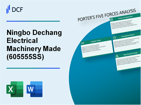 Ningbo Dechang Electrical Machinery Made (605555.SS): Porter's 5 Forces Analysis