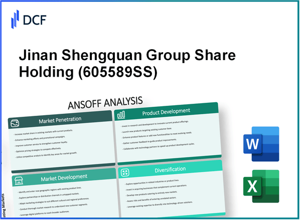 Jinan Shengquan Group Share Holding Co., Ltd. (605589.SS): Ansoff Matrix