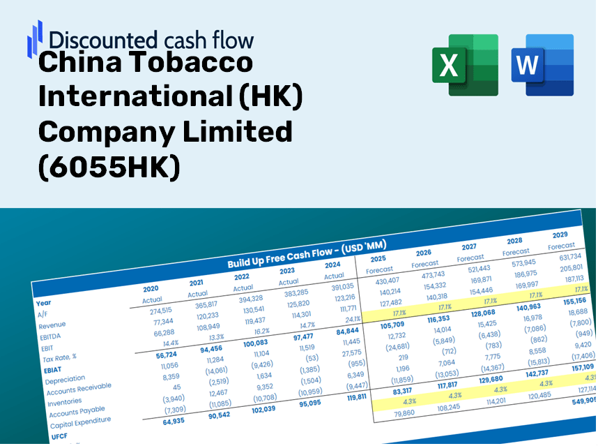 China Tobacco International (HK) Company Limited (6055HK) DCF Valuation