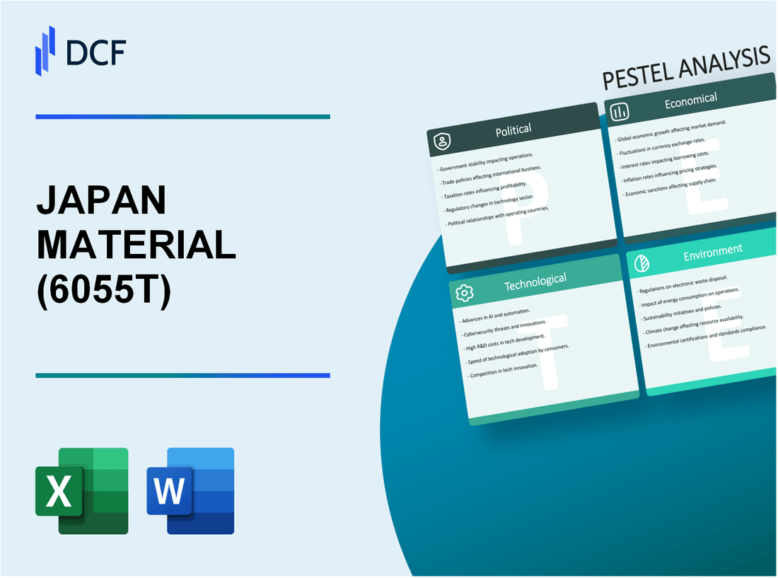 JAPAN MATERIAL Co., Ltd. (6055.T): PESTEL Analysis