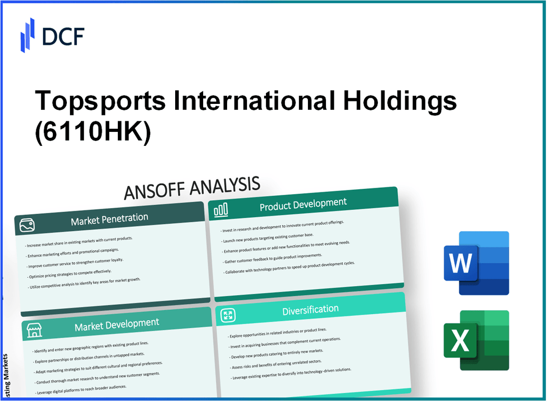 Topsports International Holdings Limited (6110.HK): Ansoff Matrix