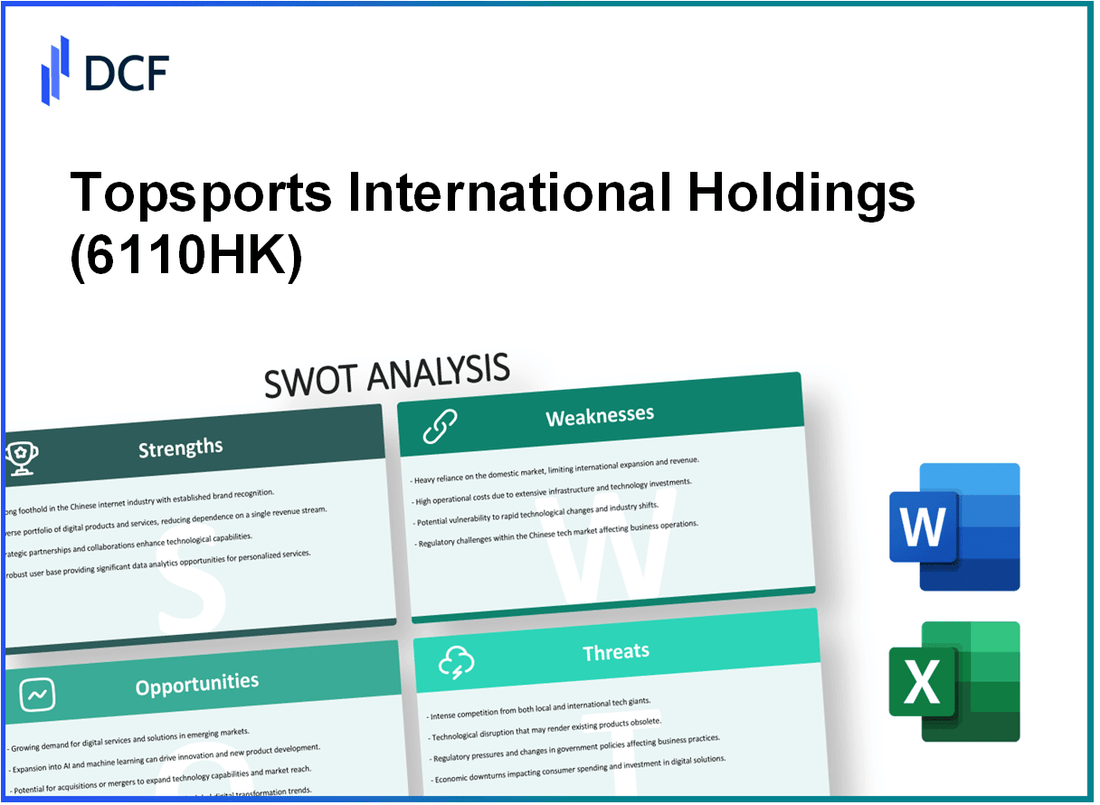 Topsports International Holdings Limited (6110.HK): SWOT Analysis