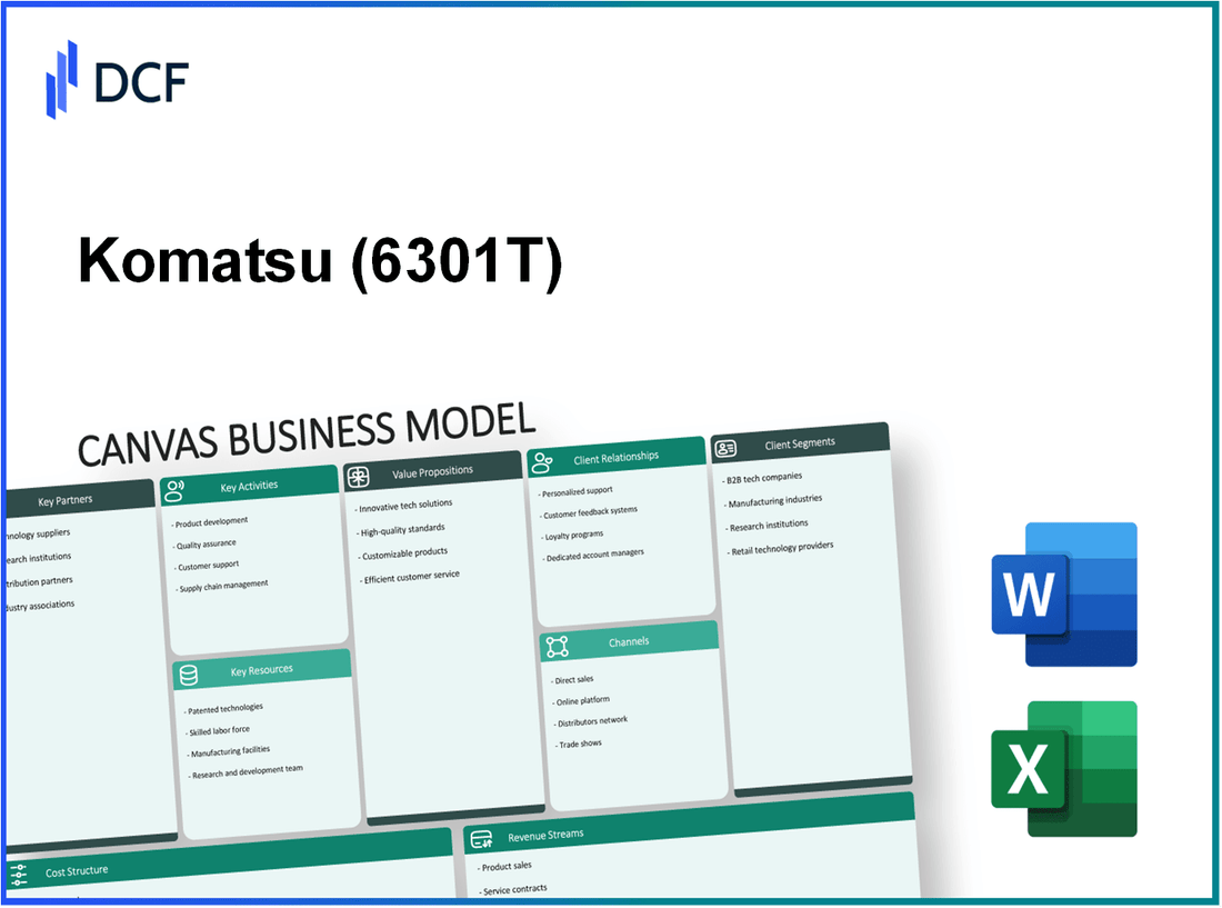 Komatsu Ltd. (6301.T): Canvas Business Model