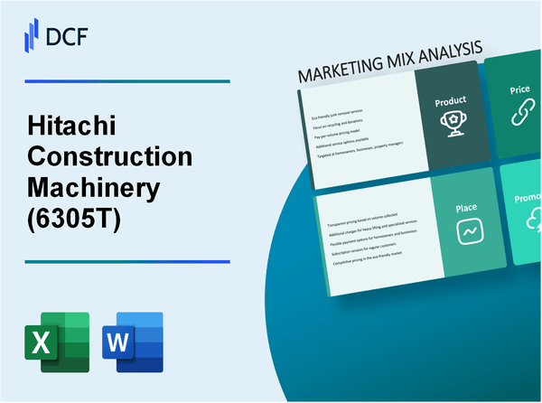 Hitachi Construction Machinery Co., Ltd. (6305.T): Marketing Mix Analysis