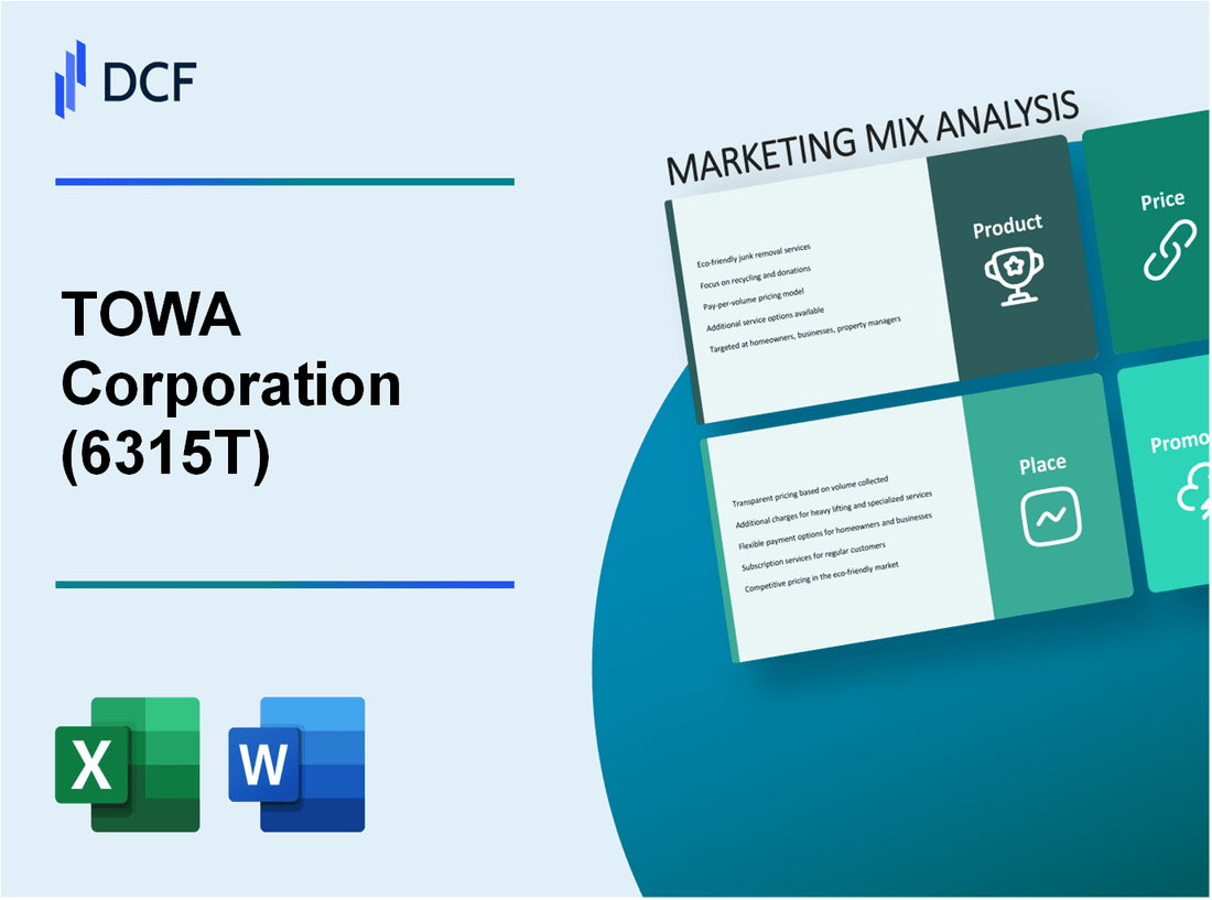 TOWA Corporation (6315.T): Marketing Mix Analysis