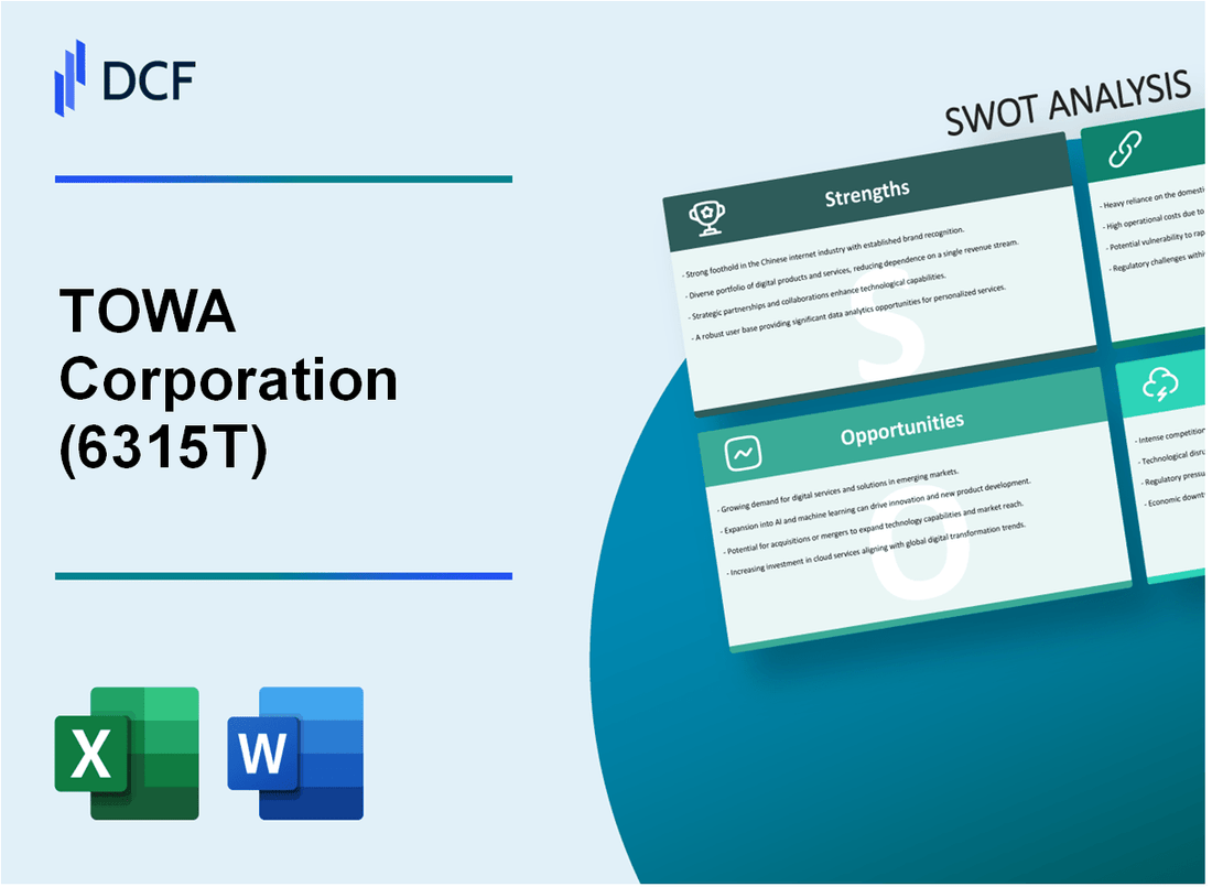 TOWA Corporation (6315.T): SWOT Analysis