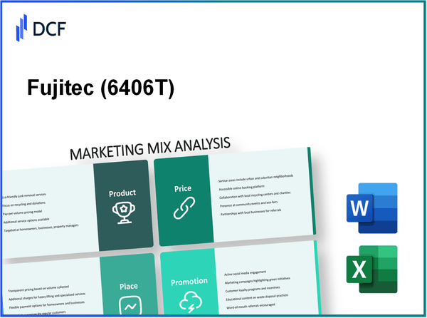 Fujitec Co., Ltd. (6406.T): Marketing Mix Analysis