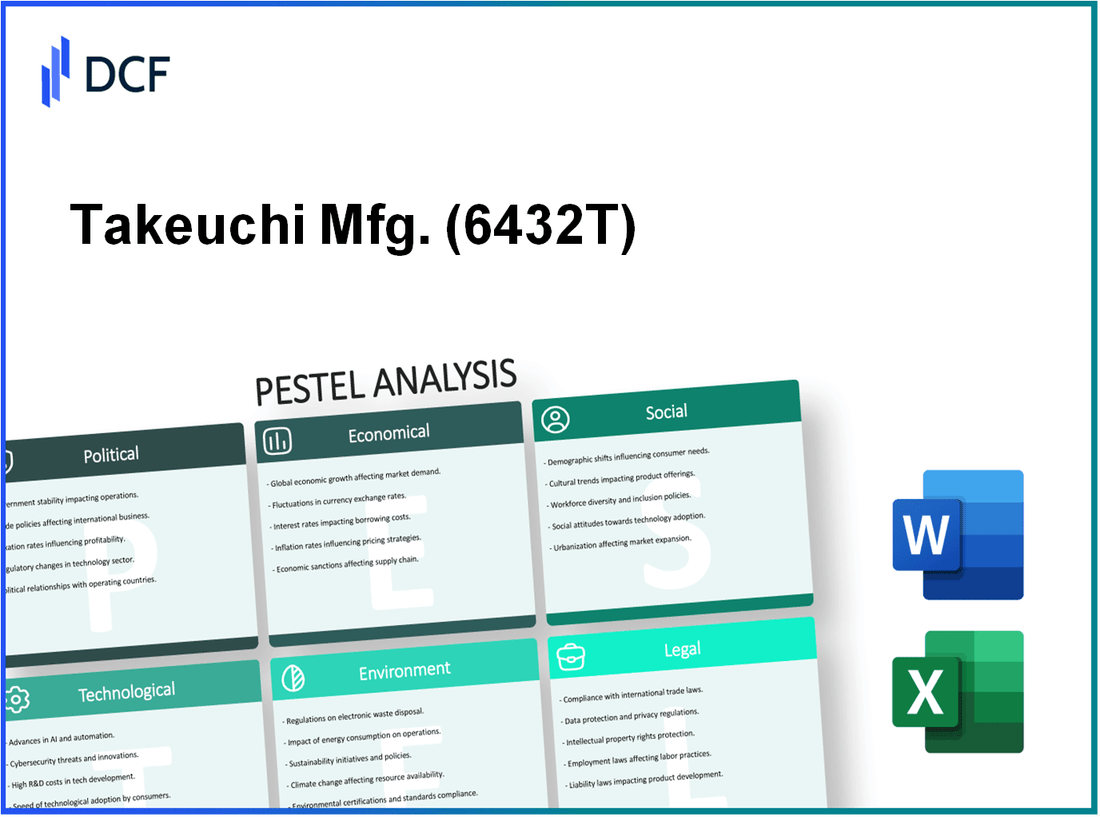 Takeuchi Mfg. Co., Ltd. (6432.T): PESTEL Analysis