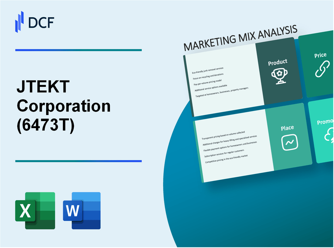 JTEKT Corporation (6473.T): Marketing Mix Analysis