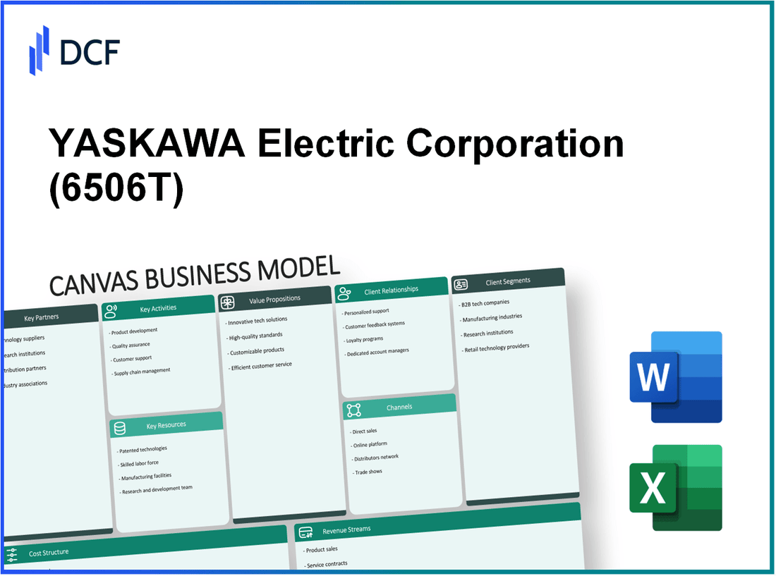 YASKAWA Electric Corporation (6506.T): Canvas Business Model