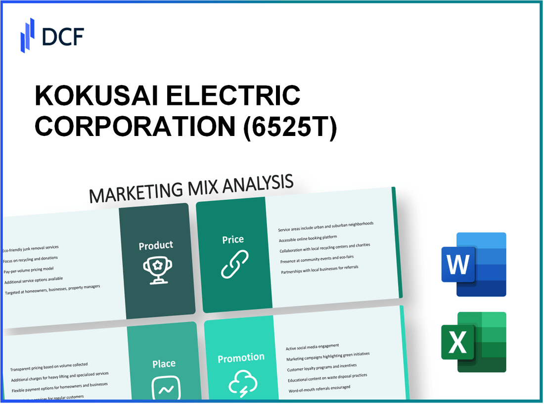 KOKUSAI ELECTRIC CORPORATION (6525.T): Marketing Mix Analysis