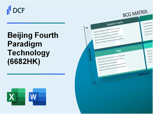 Beijing Fourth Paradigm Tech (6682.HK): BCG Matrix