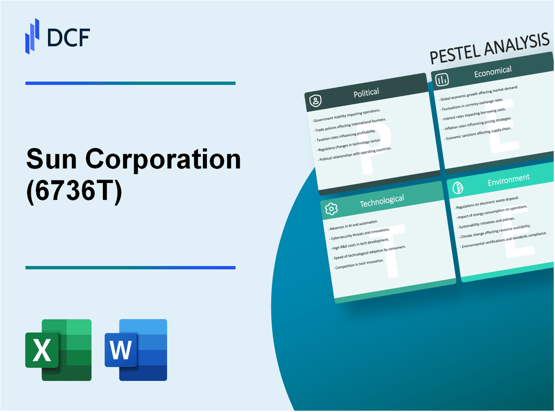 Sun Corporation (6736.T): PESTEL Analysis