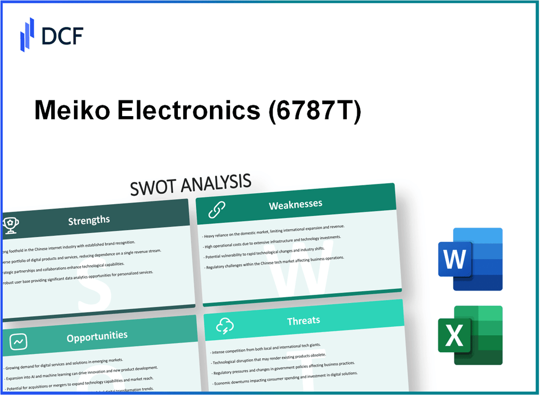 Meiko Electronics Co., Ltd. (6787.T): SWOT Analysis