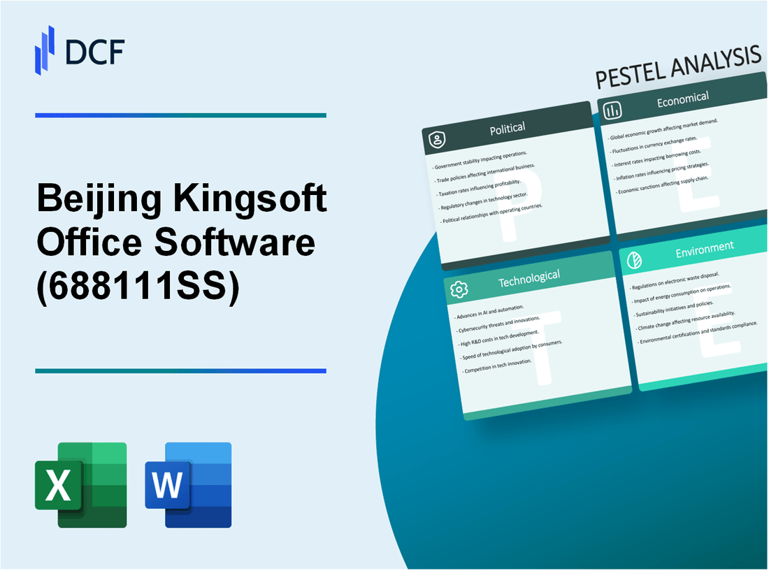 Beijing Kingsoft Office Software, Inc. (688111.SS): PESTEL Analysis