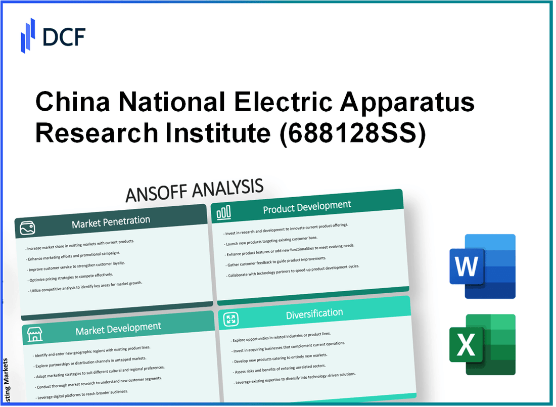 China National Electric Apparatus Research Institute Co., Ltd. (688128.SS): Ansoff Matrix