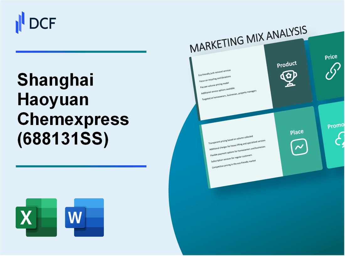 Shanghai Haoyuan Chemexpress Co., Ltd. (688131.SS): Marketing Mix Analysis