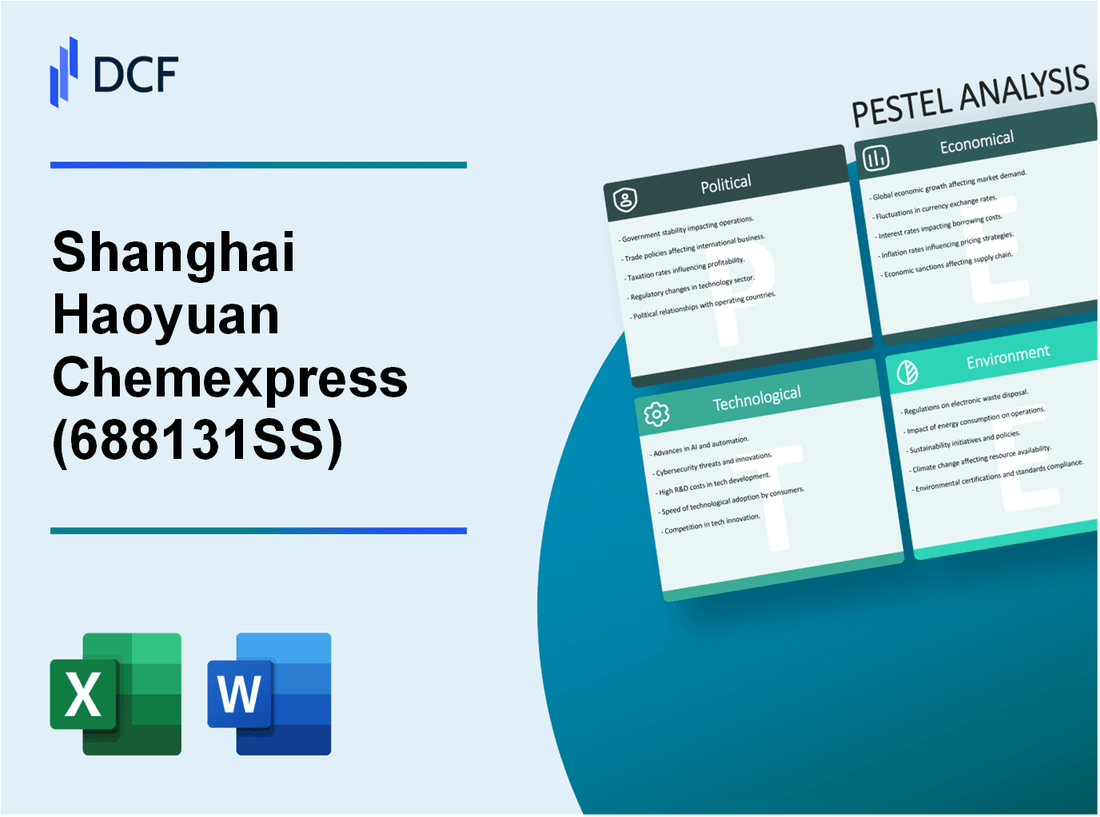 Shanghai Haoyuan Chemexpress Co., Ltd. (688131.SS): PESTEL Analysis