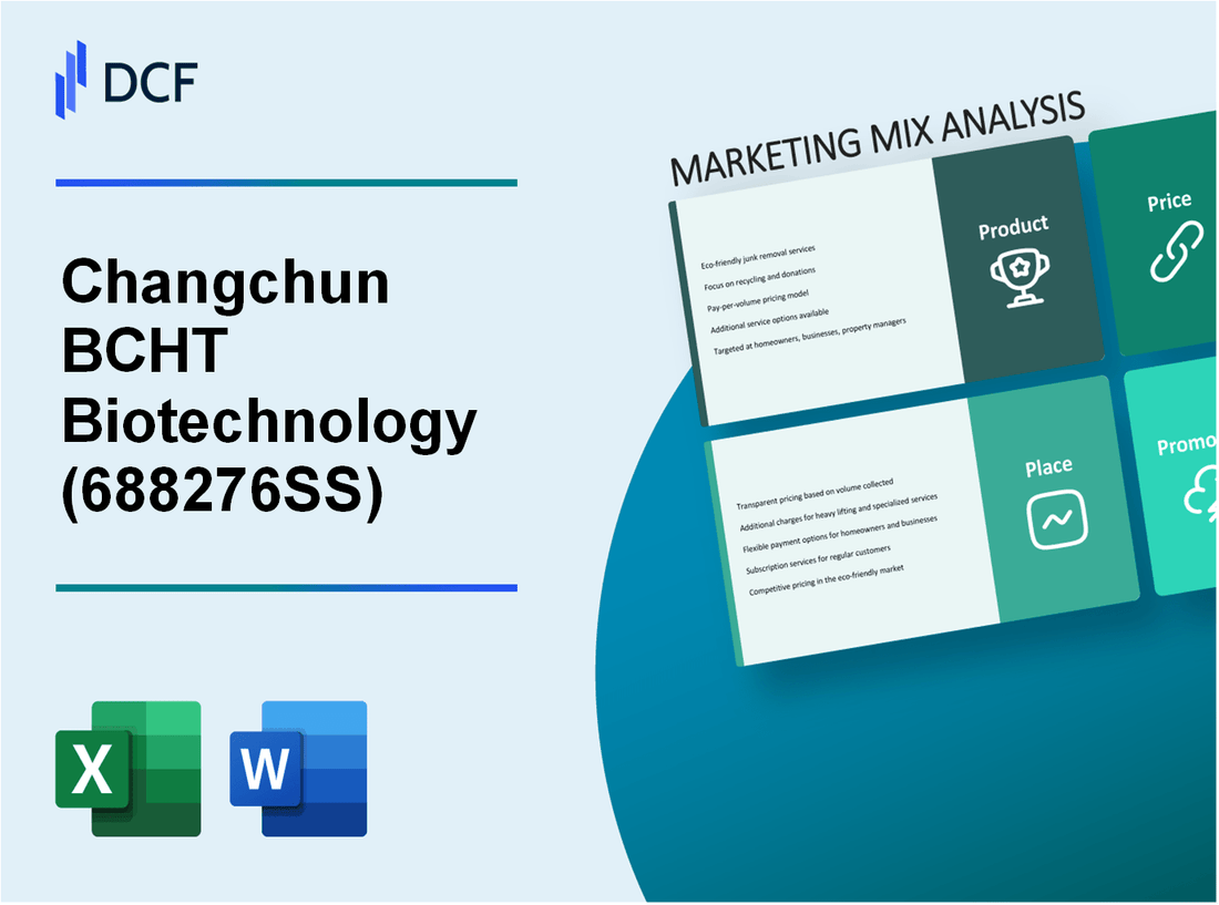 Changchun BCHT Biotechnology Co. (688276.SS): Marketing Mix Analysis