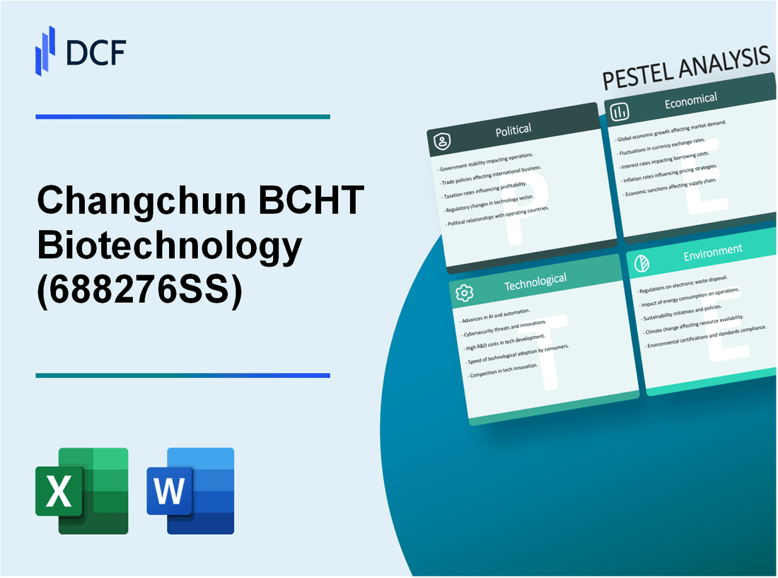 Changchun BCHT Biotechnology Co. (688276.SS): PESTEL Analysis