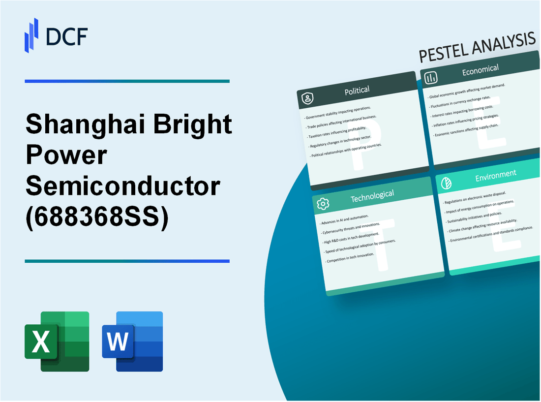 Shanghai Bright Power Semiconductor Co., Ltd. (688368.SS): PESTEL Analysis