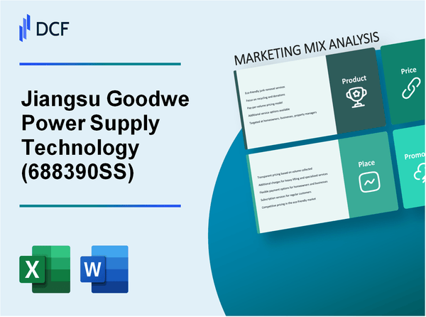 Jiangsu Goodwe Power Supply Technology Co., Ltd (688390.SS): Marketing Mix Analysis