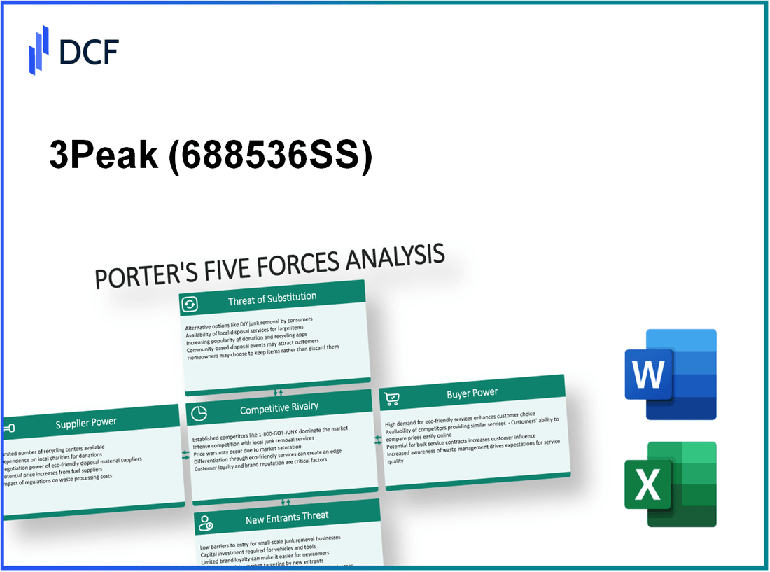 3Peak (688536.SS): Porter's 5 Forces Analysis